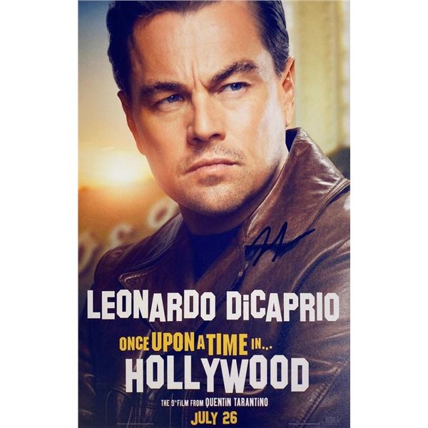Once Upon A Time in Hollywood Leonardo DiCaprio facsimile signedphoto