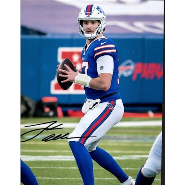 Buffalo Bills Josh Allen facsimile signed photo