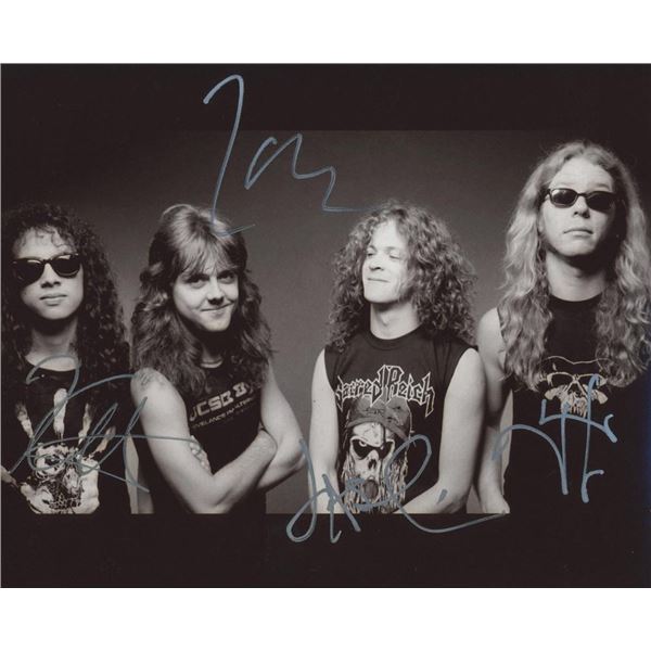 Metallica facsimile signed photo