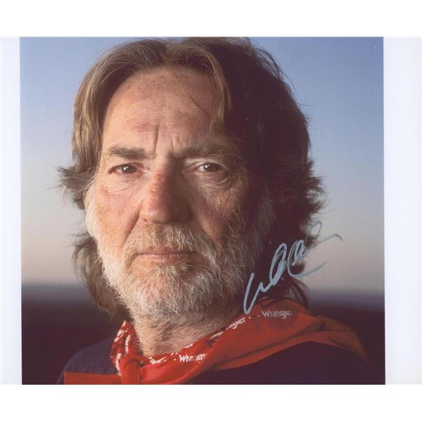 Willie Nelson facsimile signed photo