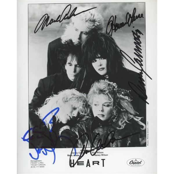 Heart facsimile signed photo