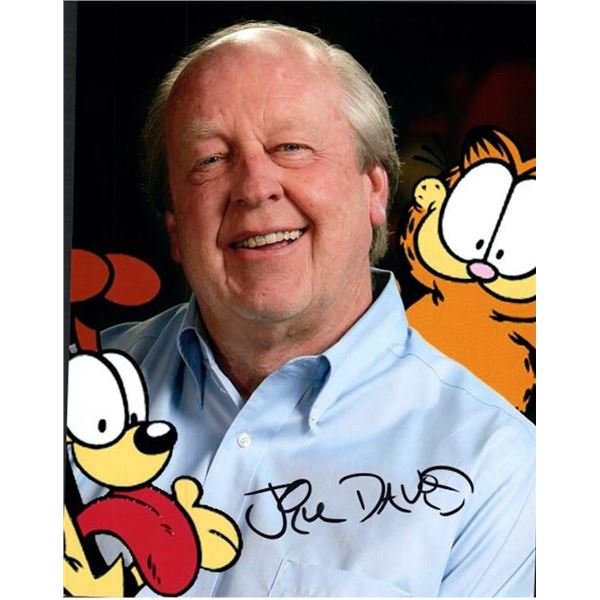Garfield Jim Davis facsimile signed photo