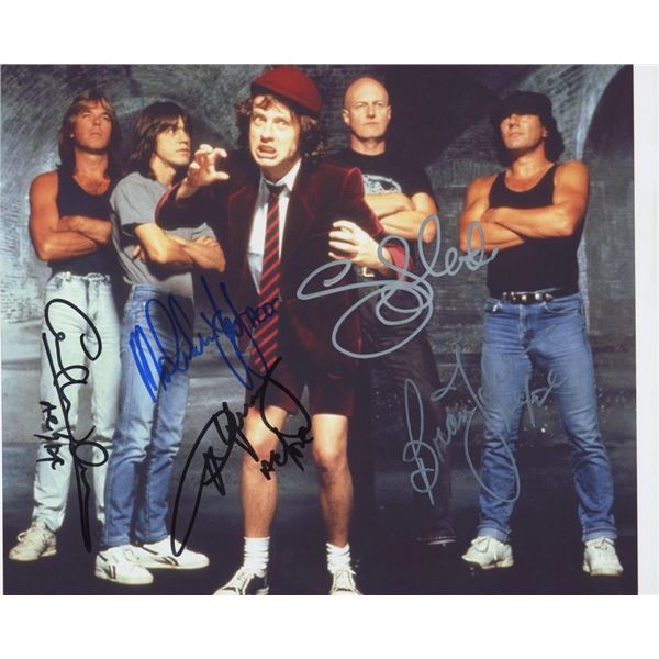 AC/DC facsimile signed photo