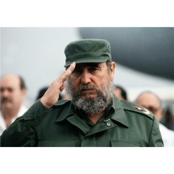 Fidel Castro reprint photo