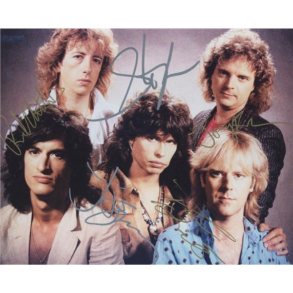 Aerosmith facsimile signed photo