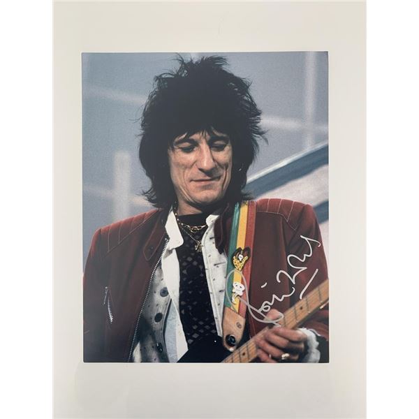 Ronnie Wood facsimile signed photo