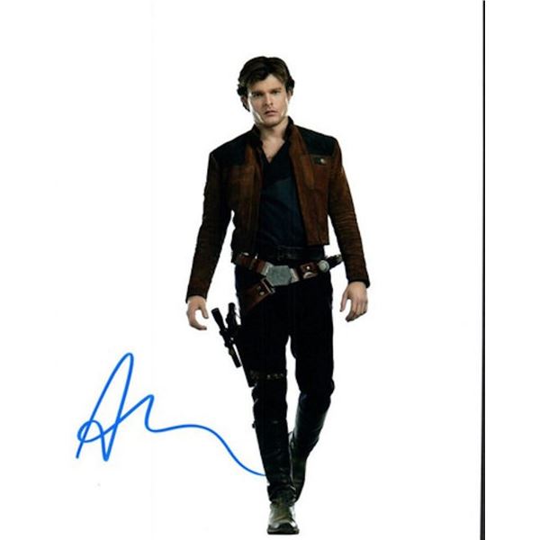 A Star Wars Story Alden Ehrenreich facsimile signed photo