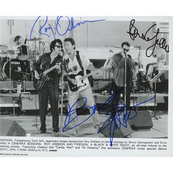 Roy Orbison / Bruce Springsteen / Elvis Costello facsimile signed photo