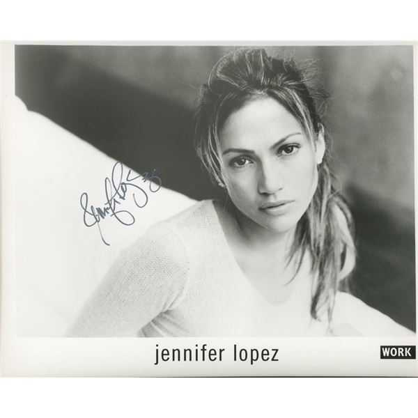 Jennifer Lopez facsimile signed photo