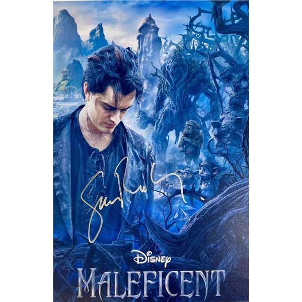 Maleficent Sam Riley facsimile signed movie photo