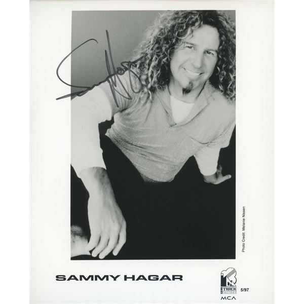 Sammy Hagar facsimile signed photo