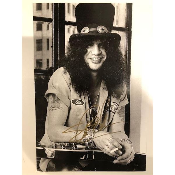 Slash facsimile signed photo