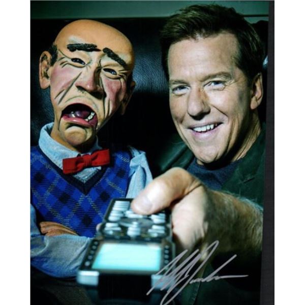 Comedian Jeff Dunham facsimile signed photo