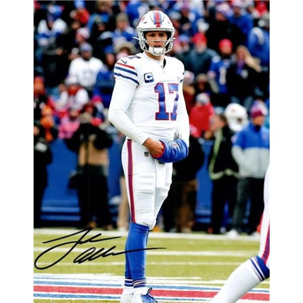 Buffalo Bills Josh Allen facsimile signed photo