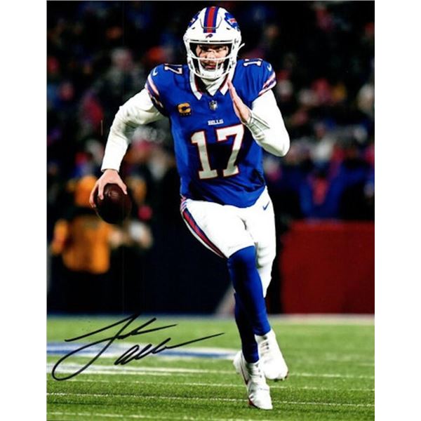 Buffalo Bills Josh Allen facsimile signed photo