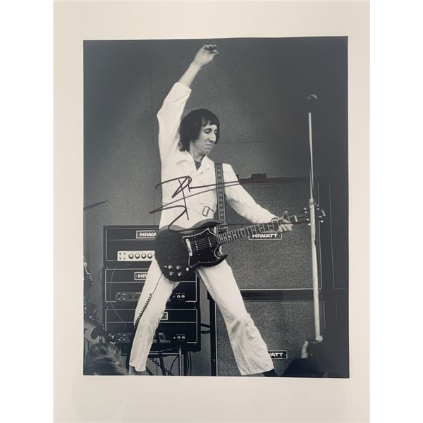 The Who Pete Townshend facsimile signed photo