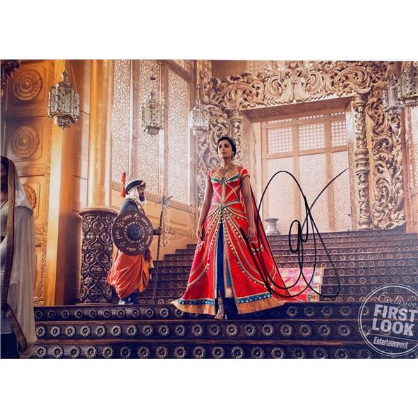 Aladdin Naomi Scott facsimile signed movie photo