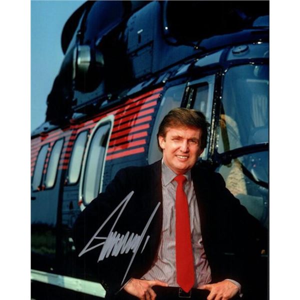 President Donald Trump facsimile signed photo