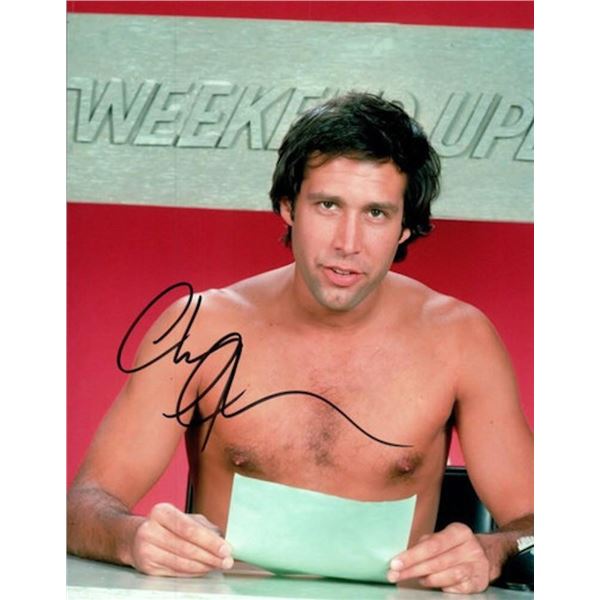 Saturday Night Live Chevy Chase facsimile signed photo
