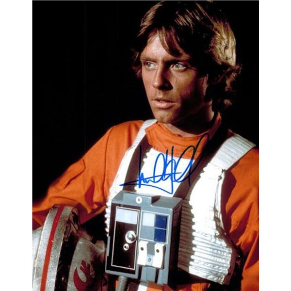 Star Wars Mark Hamill facsimile signed photo