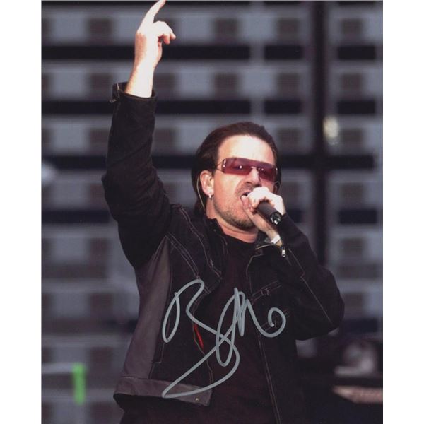 Bono facsimile signed photo