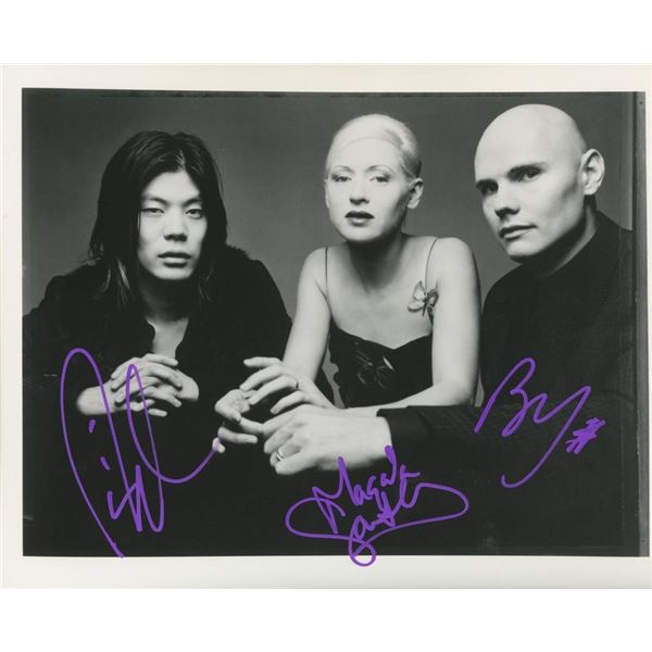 Smashing Pumpkins facsimile signed photo