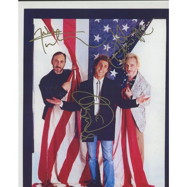The Who facsimile signed photo.