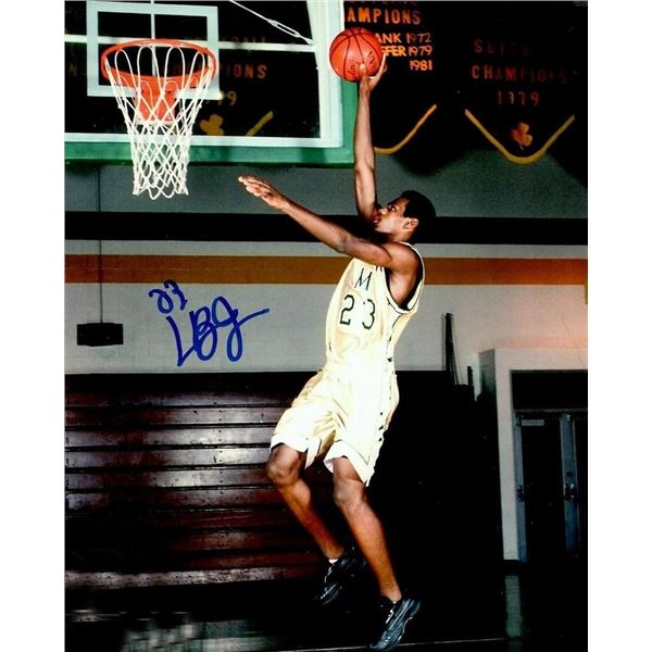 LeBron James High School facsimile signed  photo