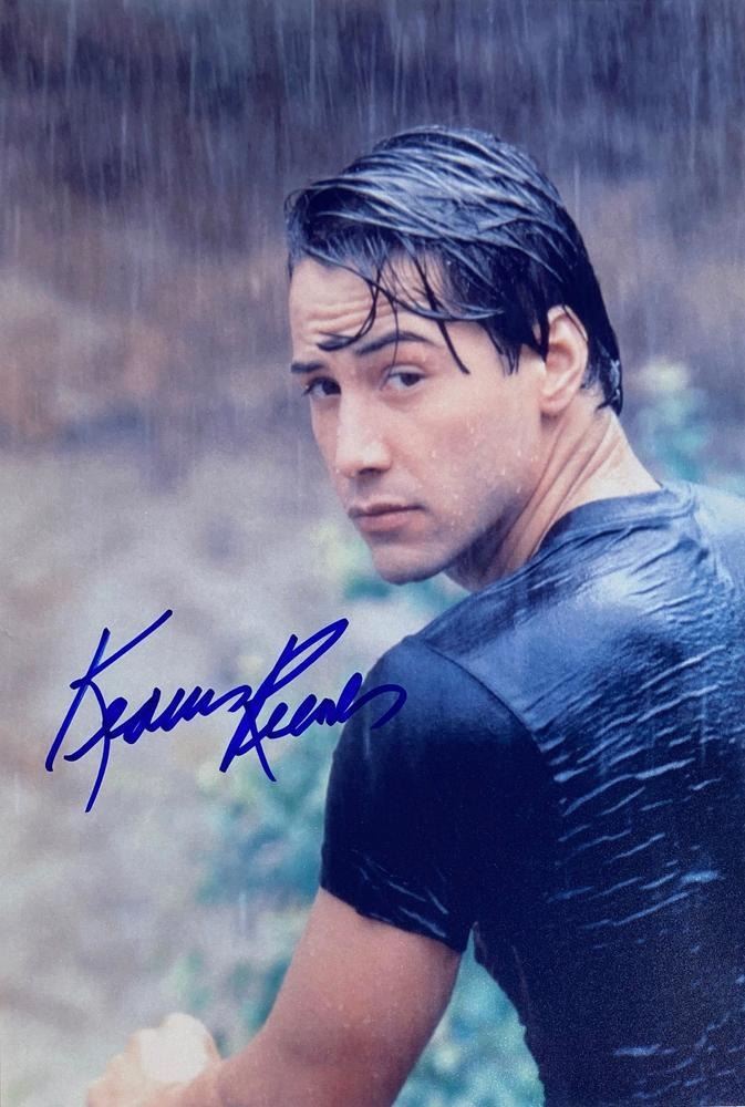 Point Break Keanu Reevers Point Break Keanu Reeves facsimile signedphoto
