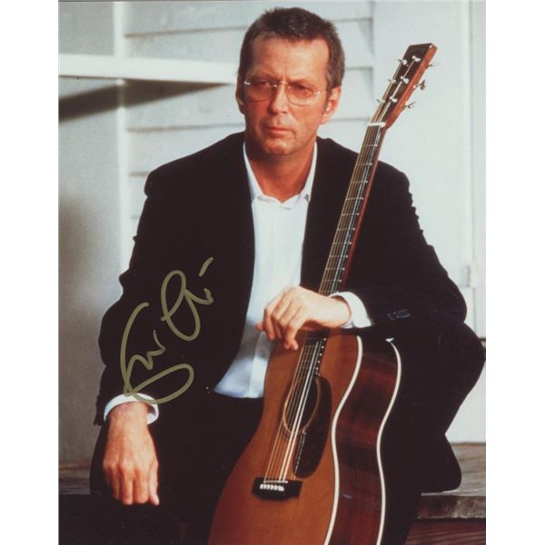 Eric Clapton facsimile signed photo