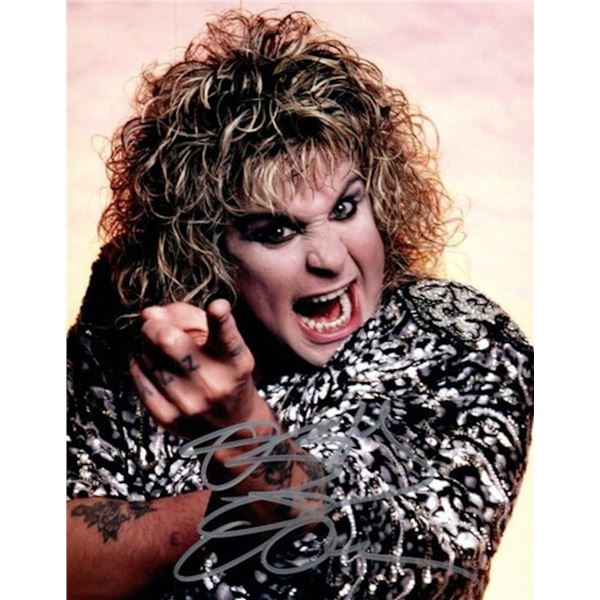 Black Sabbath Ozzy Osbourne facsimile signed photo