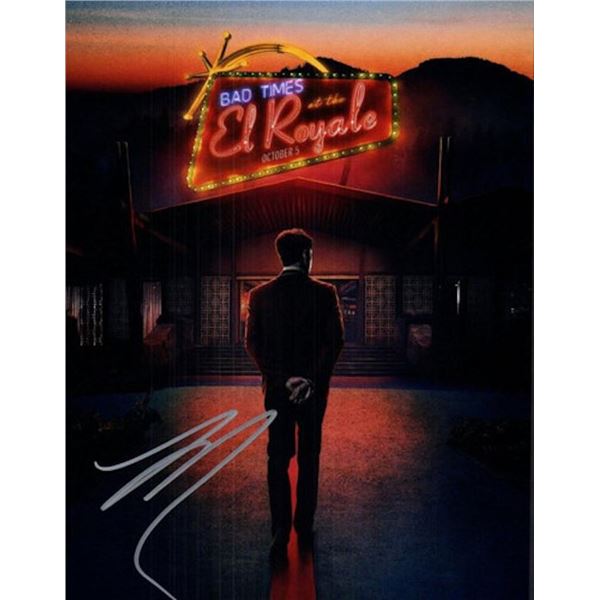 Bad Times at the El Royale facsimile signed photo