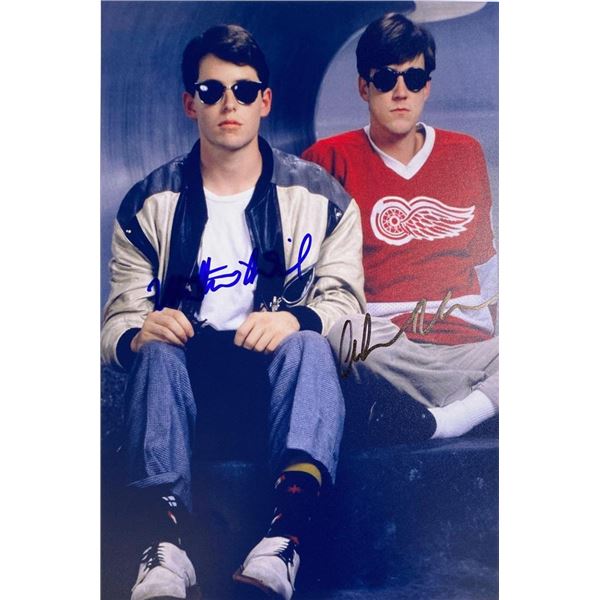 Ferris Bueller's Day Off Matthew Broderick and Alan Ruck facsimile signed  movie photo