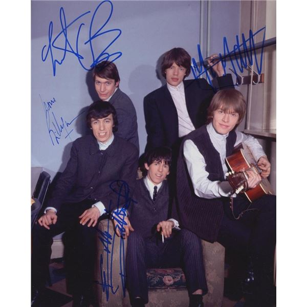 Rolling Stones facsimile signed photo