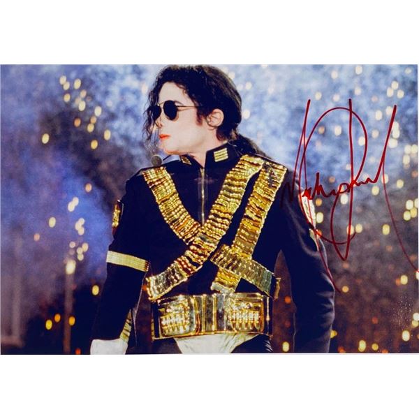 Michael Jackson facsimile signed photo