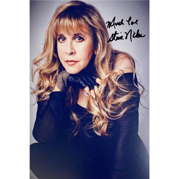 Stevie Nicks facsimile signed photo