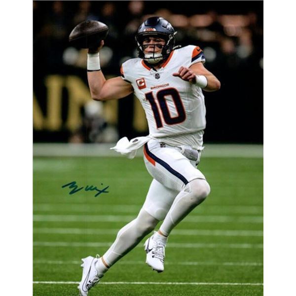 Bo Nix facsimile signed photo