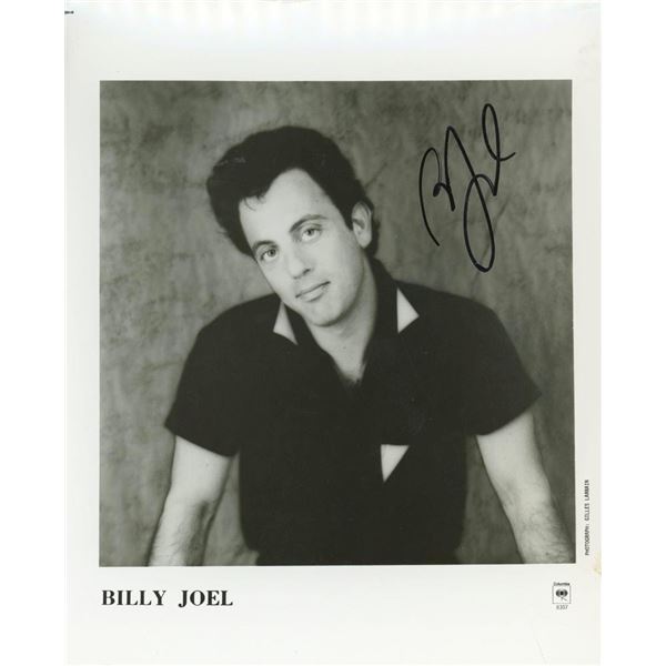 Billy Joel facsimile signed photo