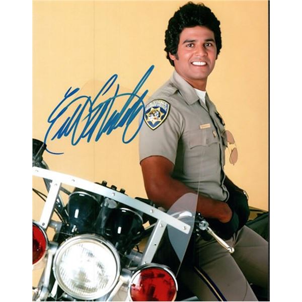 CHiPs  Erik Estrada facsimile signed  photo