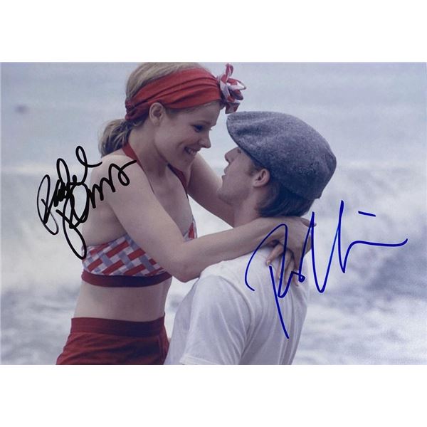 The Notebook Ryan Gosling and Rachel McAdams facsimile signed movie photo