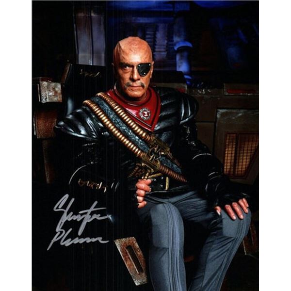 Star Trek Christopher Plummer facsimile signed photo