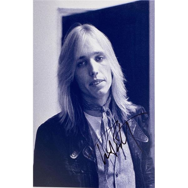 Tom Petty facsimile signed photo