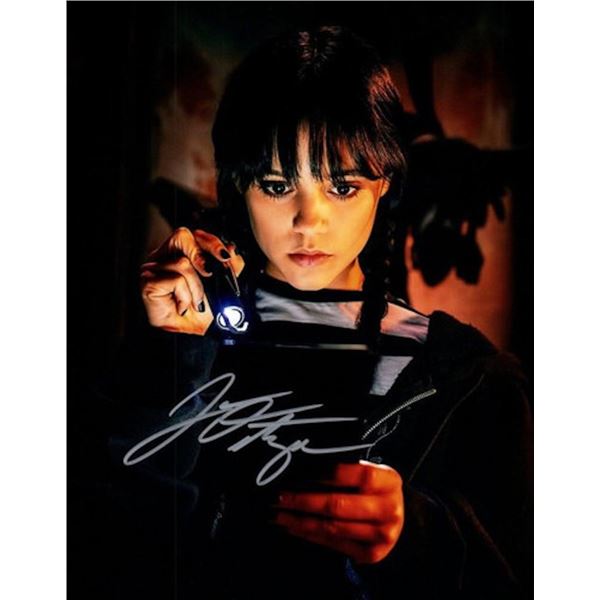 Wednesday Jenna Ortega facsimile signed photo