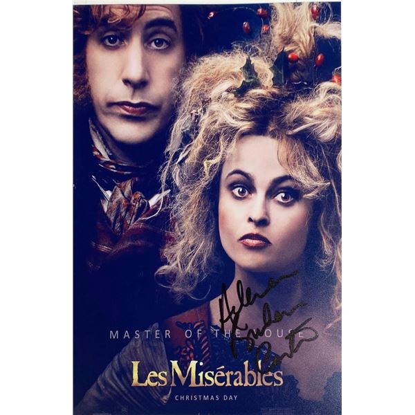 Les Miserables Helena Bonham Carter facsimile signed  movie photo