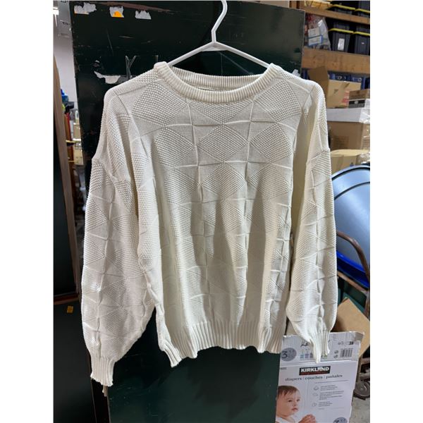 Vintage made in Italy Benetton hundred percent cotton sweater size small?