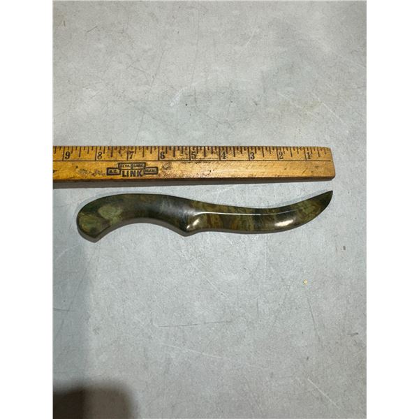 Stone carved letter opener