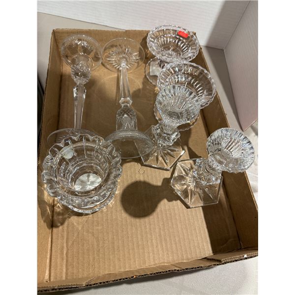 Waterford Crystal candle holders and other candle holders