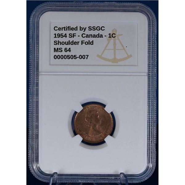 Canada 1954 1 Cent SSGC MS 64