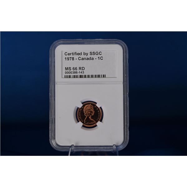Canada 1978 1 Cent SSGC MS 66 RD
