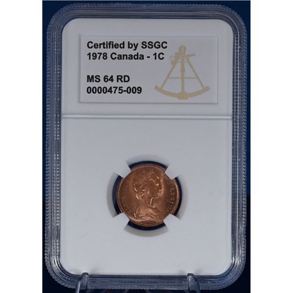 Canada 1978 1 Cent SSGC MS 64 RD